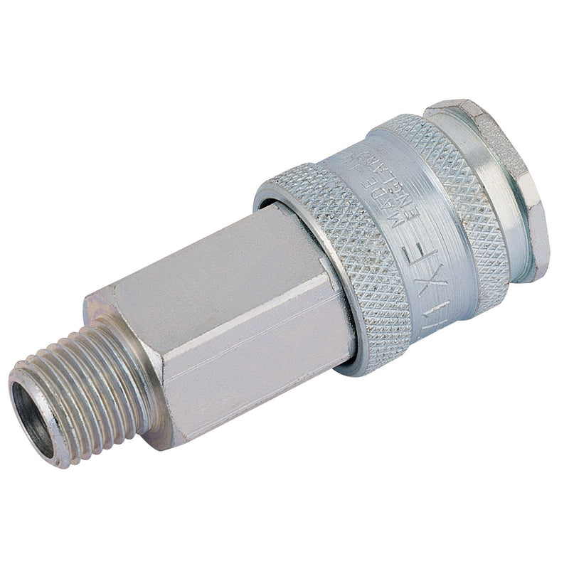 DR-54404 — 1/4" BSP Parallel Euro Coupling Male Thread (Sold Loose)