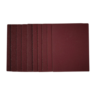 DR-54824 — 1/4 Sanding Sheets, 115 x 150mm, Assorted Grit (Pack of 10)