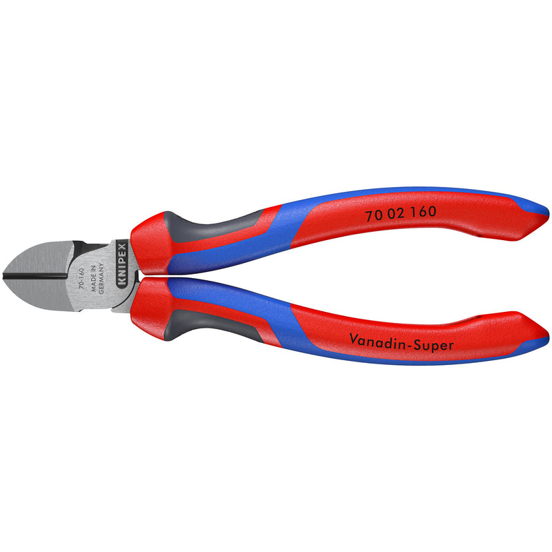 DR-55499 — KNIPEX 70 02 160 SB Diagonal Cutter, 160mm