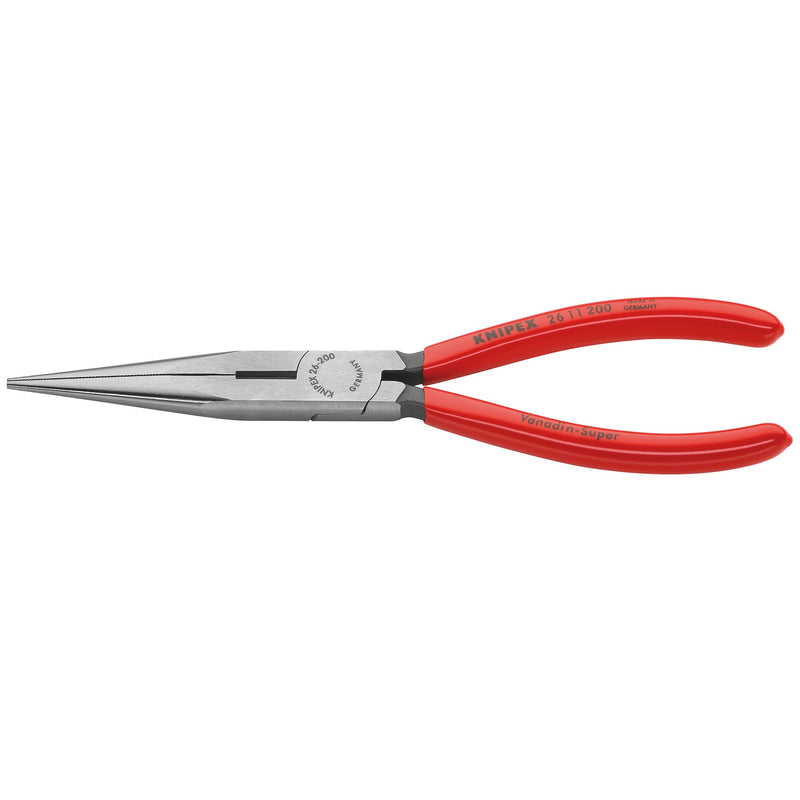 DR-55572 — KNIPEX 26 11 200 SB Snipe Nose Side Cutting Pliers, 200mm