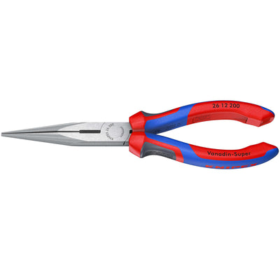DR-55580 — KNIPEX 26 12 200 SBE Long Nose Pliers with Heavy Duty Handles, 200mm