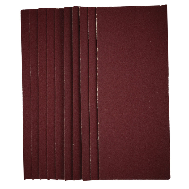 DR-57112 — 1/2 Sanding Sheets, 115 x 280mm, 120 Grit (Pack of 10)
