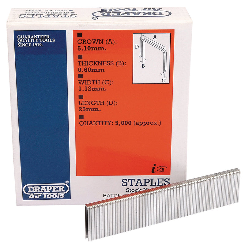 DR-59839 — Staples, 25mm (5000)