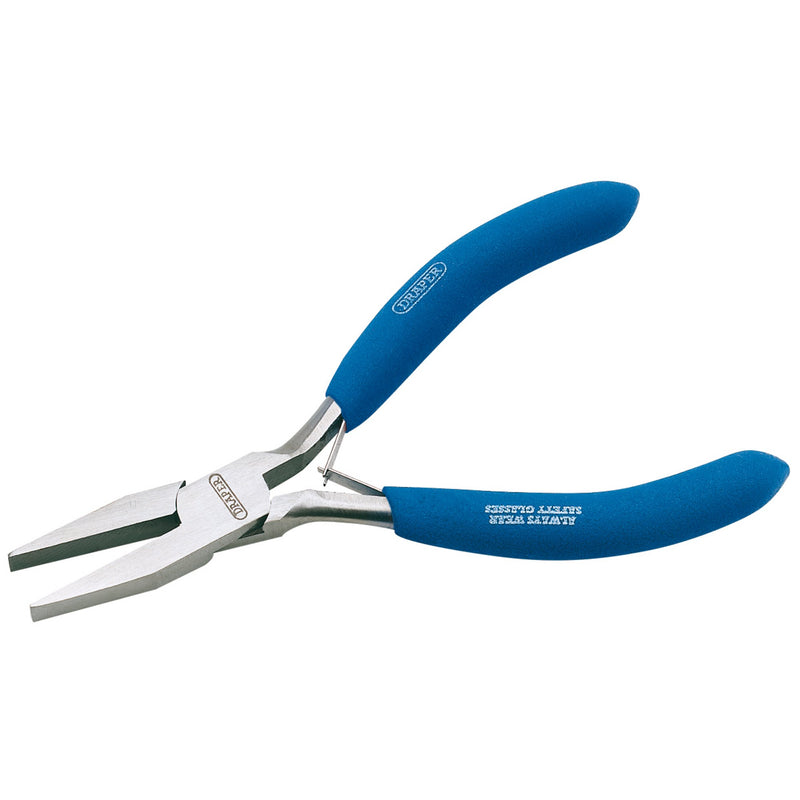 DR-60741 — Carbon Steel Flat Nose Pliers, 125mm