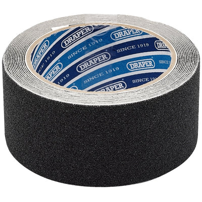 DR-63384 — Heavy Duty Safety Grip Tape Roll, 3.7m x 50mm, Black