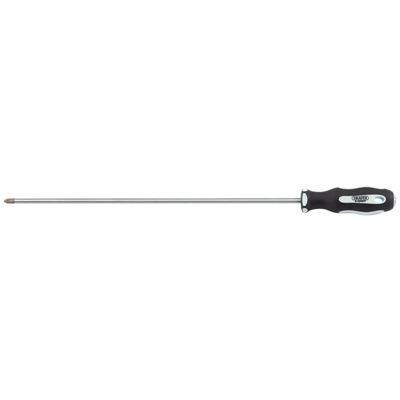 DR-63594 — Draper Expert Cross Slot Extra Long Reach Soft Grip Screwdriver, No.2 x 450mm