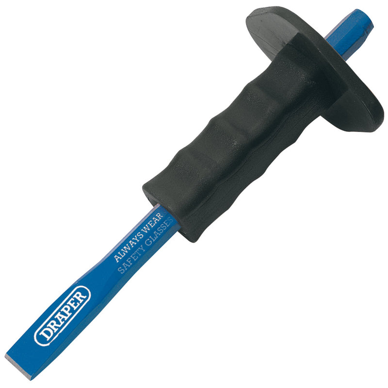 DR-63747 — Octagonal Shank Cold Chisel with Hand Guard, 19 x 250mm (Sold Loose)