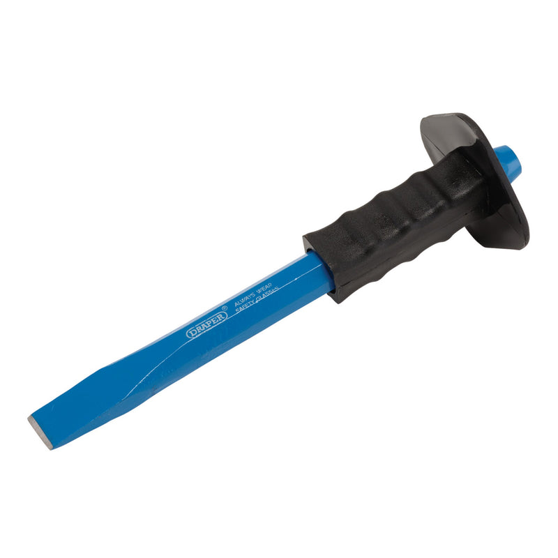 DR-63748 — Octagonal Shank Cold Chisel with Hand Guard, 25 x 300mm (Sold Loose)