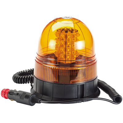DR-63881 — 12/24V LED Magnetic Base Rotating Beacon, 400 Lumens