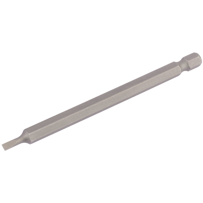 DR-64341 — Plain Slot Insert Bit, 3mm, 1/4" Hex, 100mm Long (Pack of 1)