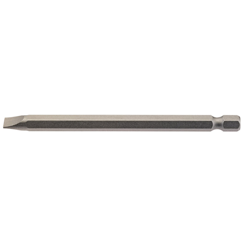 DR-64351 — Plain Slot Insert Bit, 6.5mm, 1/4" Hex, 100mm Long (Pack of 1)