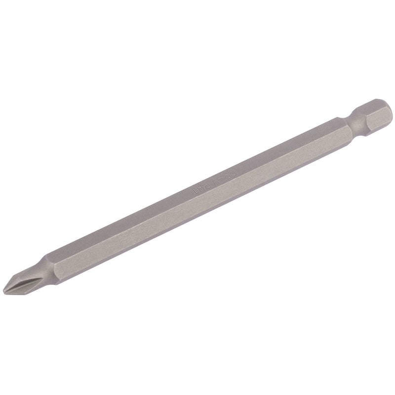 DR-64364 — Cross Slot Insert Bit, 1/4" Hex, 100mm Long, No.1 (Pack of 1)