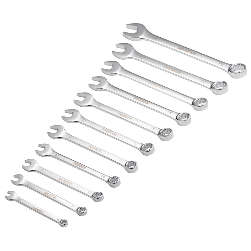 DR-66093 — Draper HI-TORQ® Metric Combination Spanner Set, 6-19mm (11 Piece)