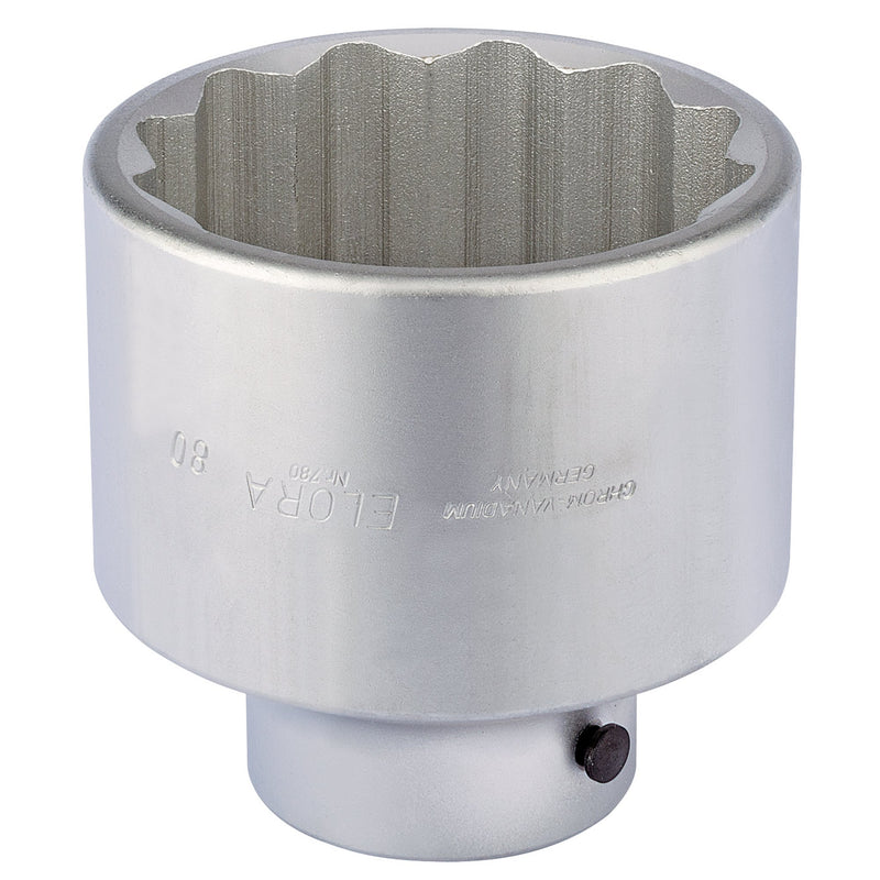 DR-67400 — Elora Bi-Hexagon Socket, 1" Sq. Dr., 80mm