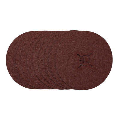 DR-68976 — Fibre Sanding Discs, 125mm, 60 Grit, (Pack of 10)