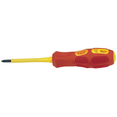 DR-69225 — Draper Expert VDE Approved Fully Insulated Cross Slot Screwdriver, No.1 x 80mm (Sold Loose)