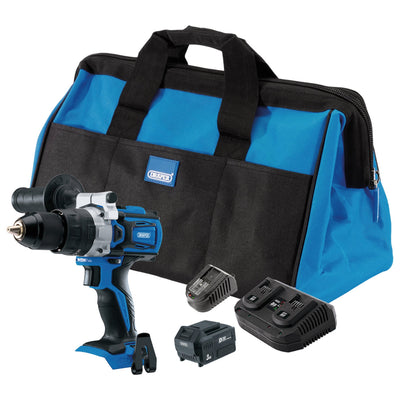 DR-70370 — D20 20V Combi Drill Kit, 1 x 3.0Ah Battery, 1 x 4.0Ah Battery, 1 x Charger (5 Piece)