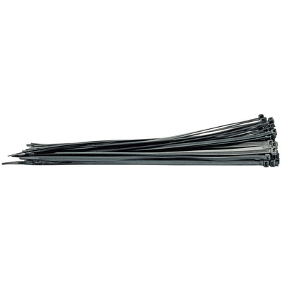 DR-70408 — Cable Ties, 8.8 x 500mm, Black (Pack of 100)