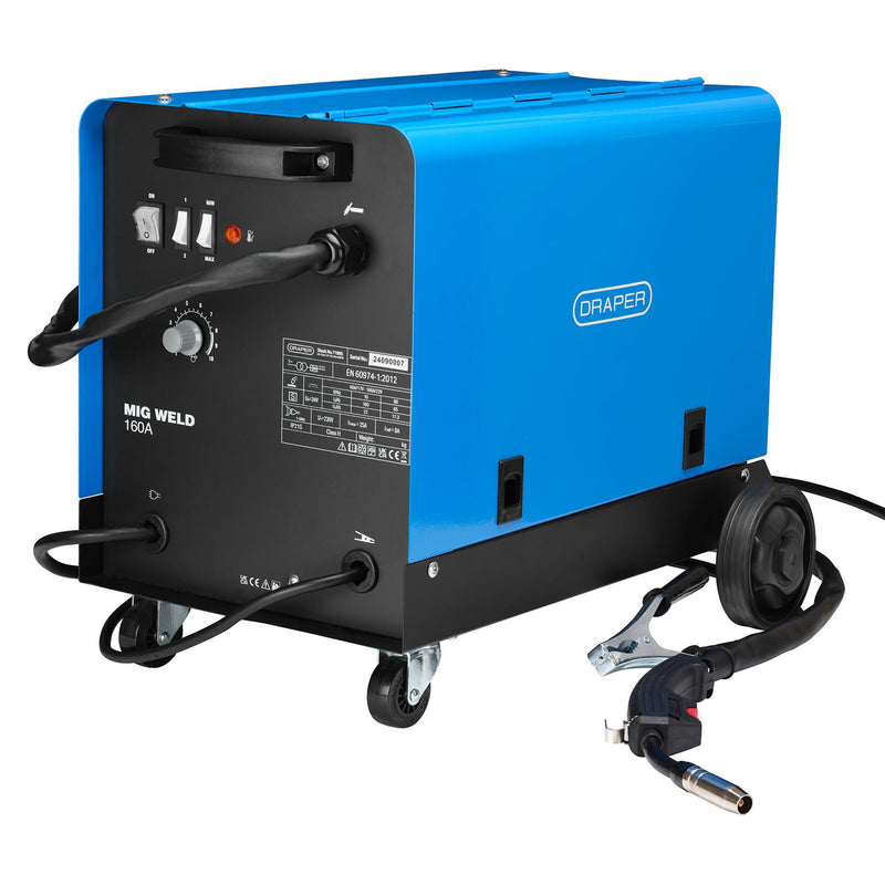 DR-71095 — Gas/Gasless MIG Welder, 160A