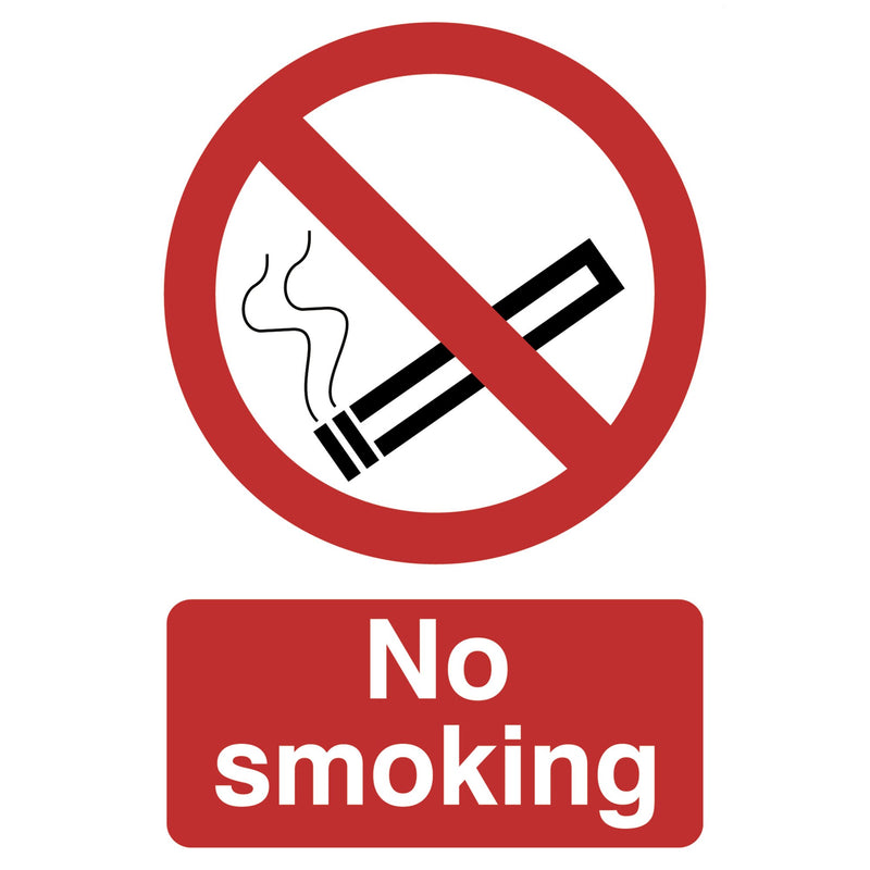 DR-72165 — 'No Smoking' Prohibition Sign, 200 x 300mm
