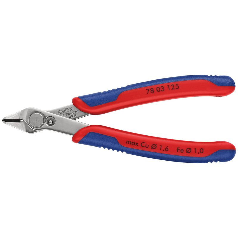 DR-72849 — KNIPEX 78 03 125 SBE Electronics Super Knips®, 125mm