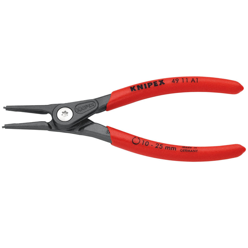 DR-75089 — KNIPEX 49 11 A1 SB Precision Circlip Pliers For External Circlips On Shafts, 140mm