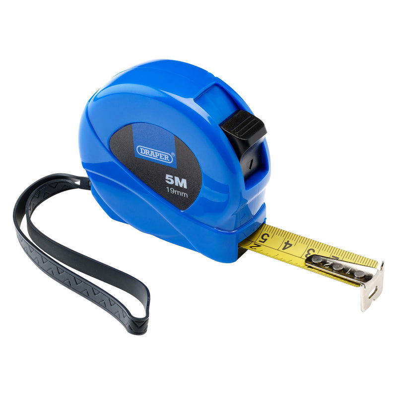DR-75881 — Measuring Tape, 5m/16ft x 19mm, Blue