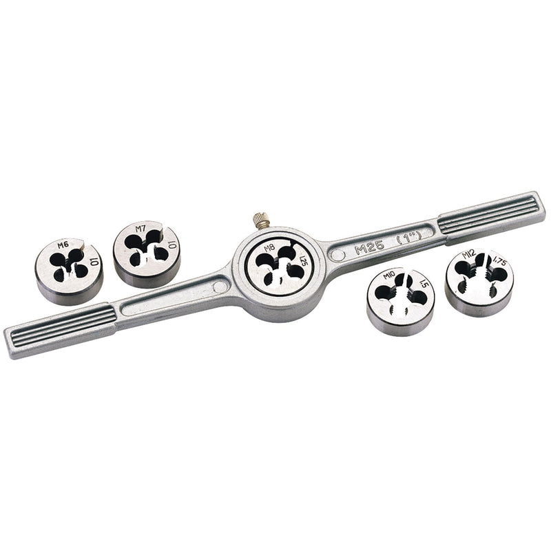 DR-79197 — Circular Metric Die and Holder Set (6 Piece)