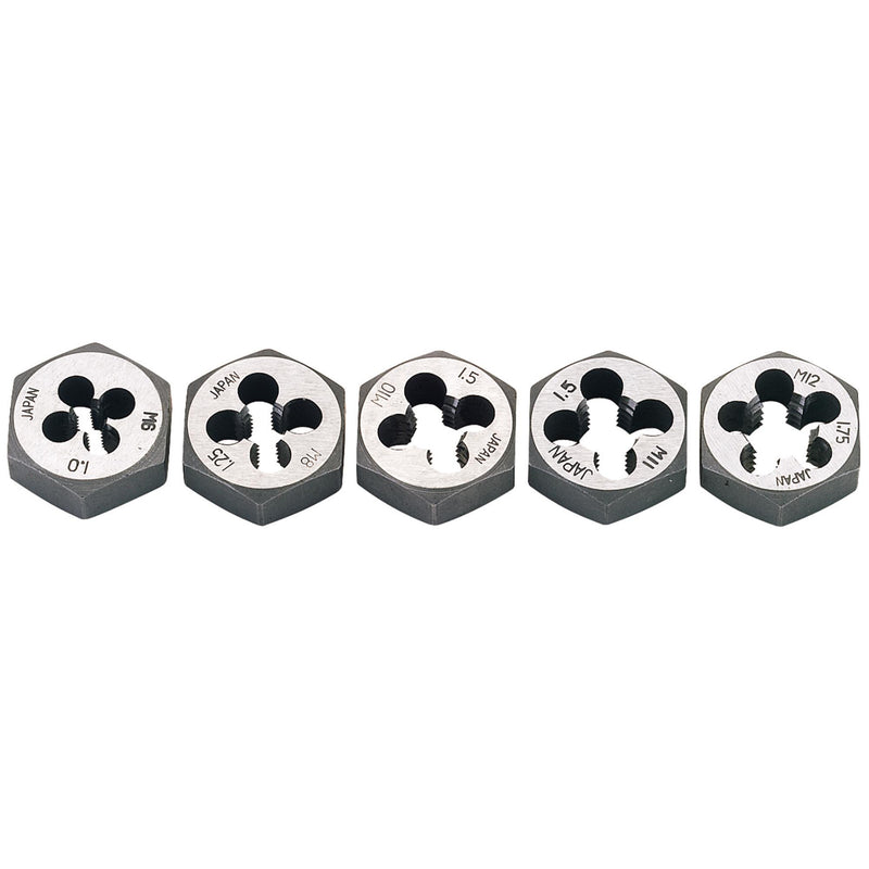 DR-79198 — Metric Hexagon Die Nut Set (5 Piece)
