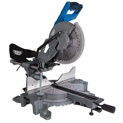 DR-79899 — Draper Expert 230V Double Bevel Sliding Compound Mitre Saw, 255mm, 2000W