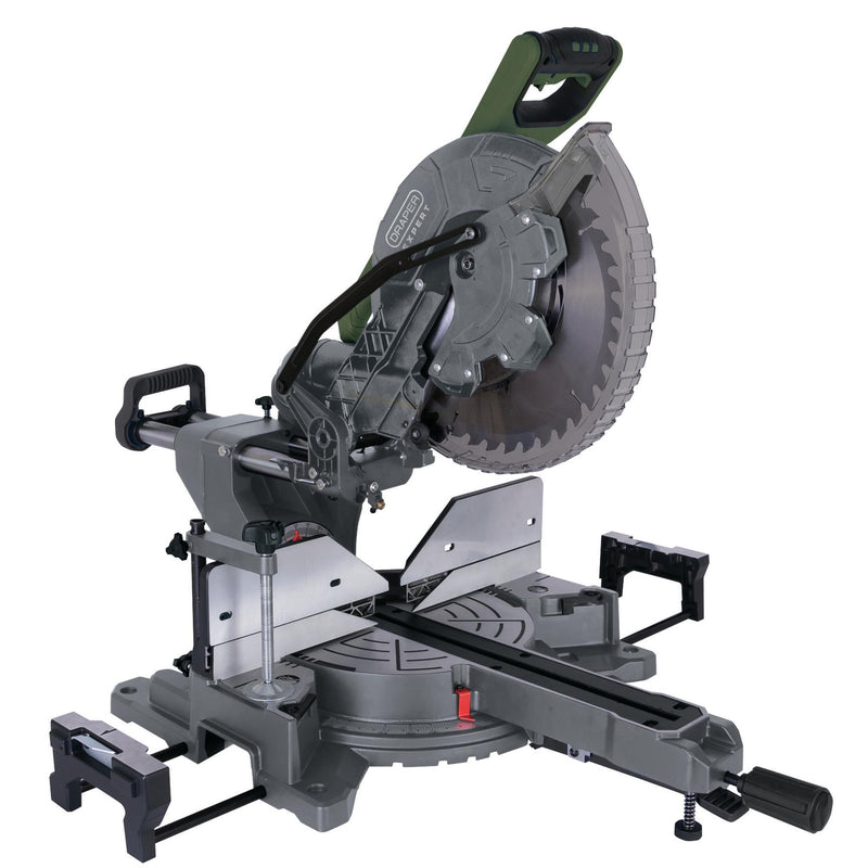 DR-79901 — Draper Expert 230V Double Bevel Sliding Compound Mitre Saw, 305mm, 2000W
