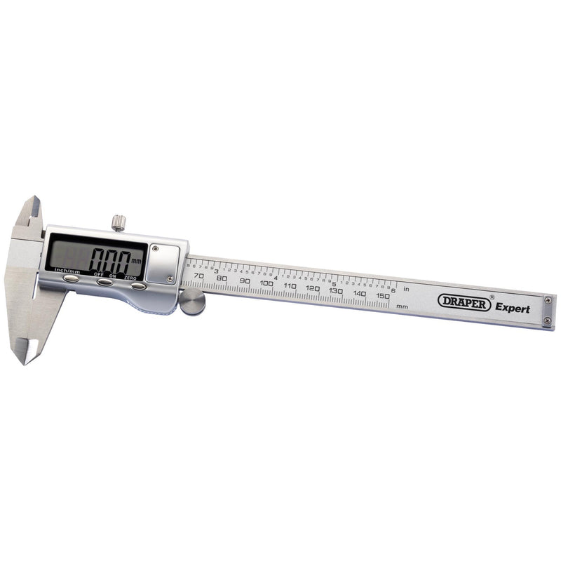 DR-80859 — Draper Expert Dual Reading Digital Vernier Caliper, 0-150mm