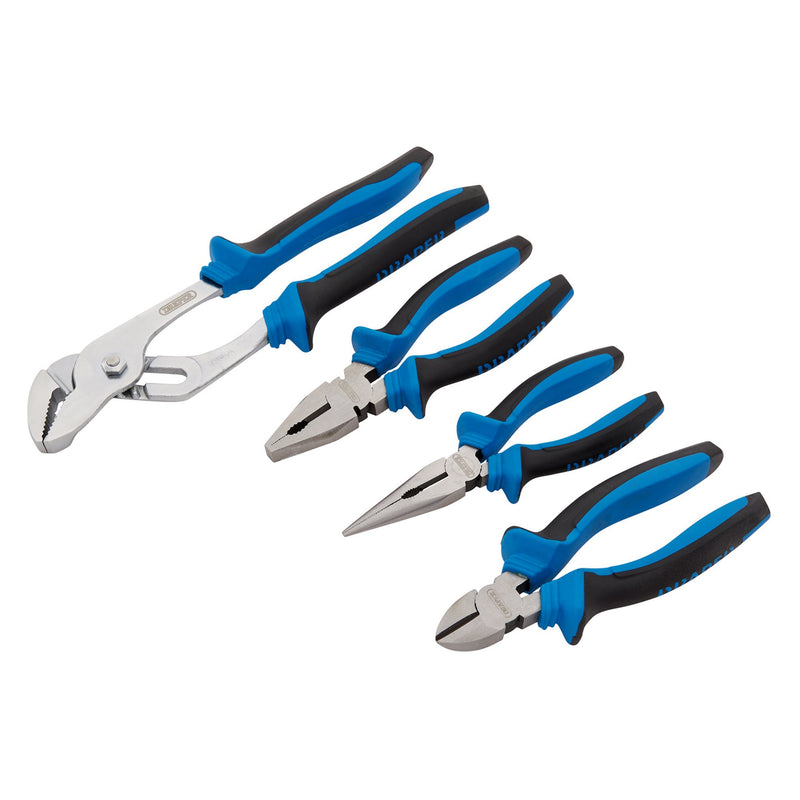 DR-81147 — Soft Grip Pliers Set (4 Piece)
