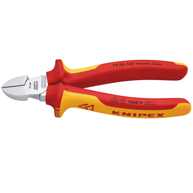 DR-81262 — KNIPEX 70 06 160 VDE Diagonal Cutter,160mm