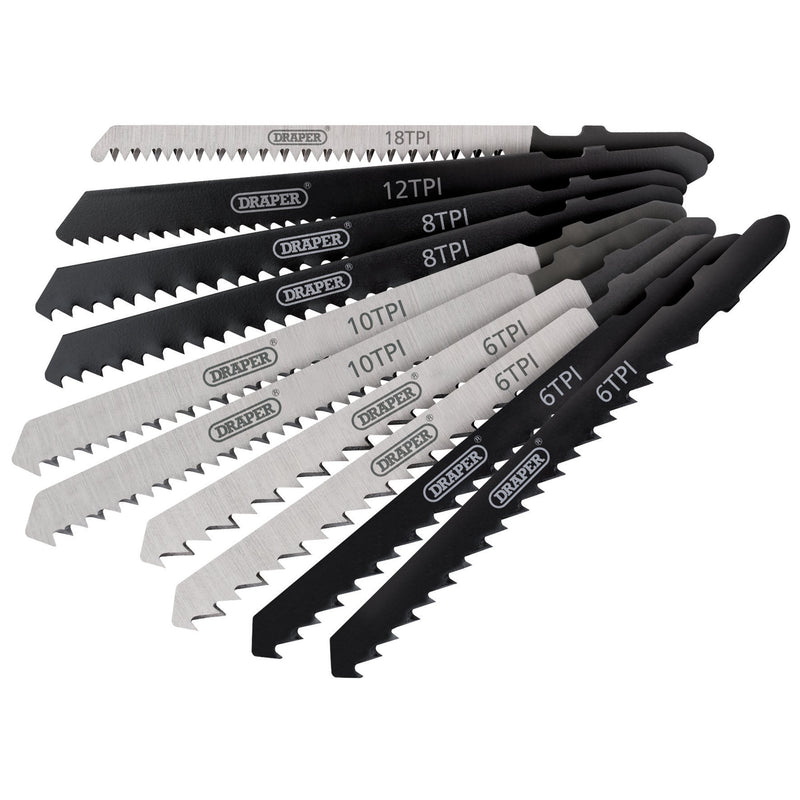 DR-81735 — Assorted HCS Jigsaw Blade Set (10 Piece)