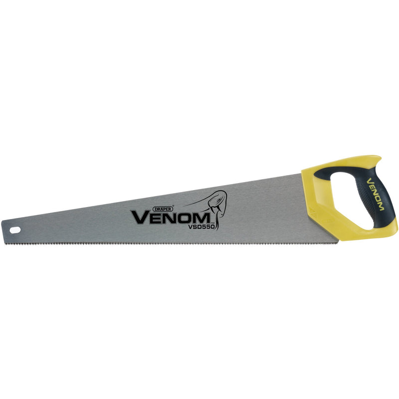 DR-82197 — Draper Venom® Second Fix Double Ground Handsaw, 550mm, 11tpi/12ppi
