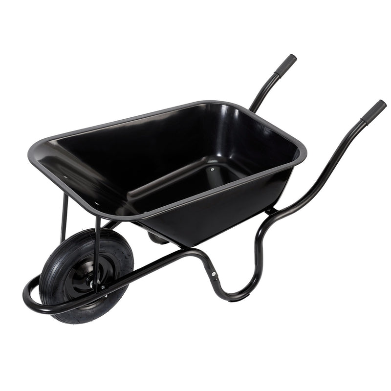 DR-82755 — Metal Tray Contractors Wheelbarrow, 85L