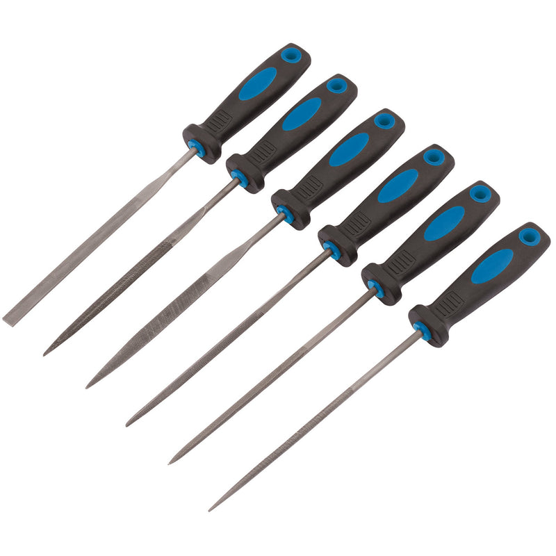 DR-83480 — Soft Grip Needle File Set, 150mm (6 Piece)