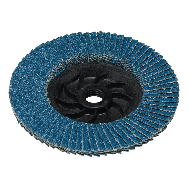DR-86010 — Draper Expert Zirconium Oxide Flap Disc, 115mm, M14, 40 Grit