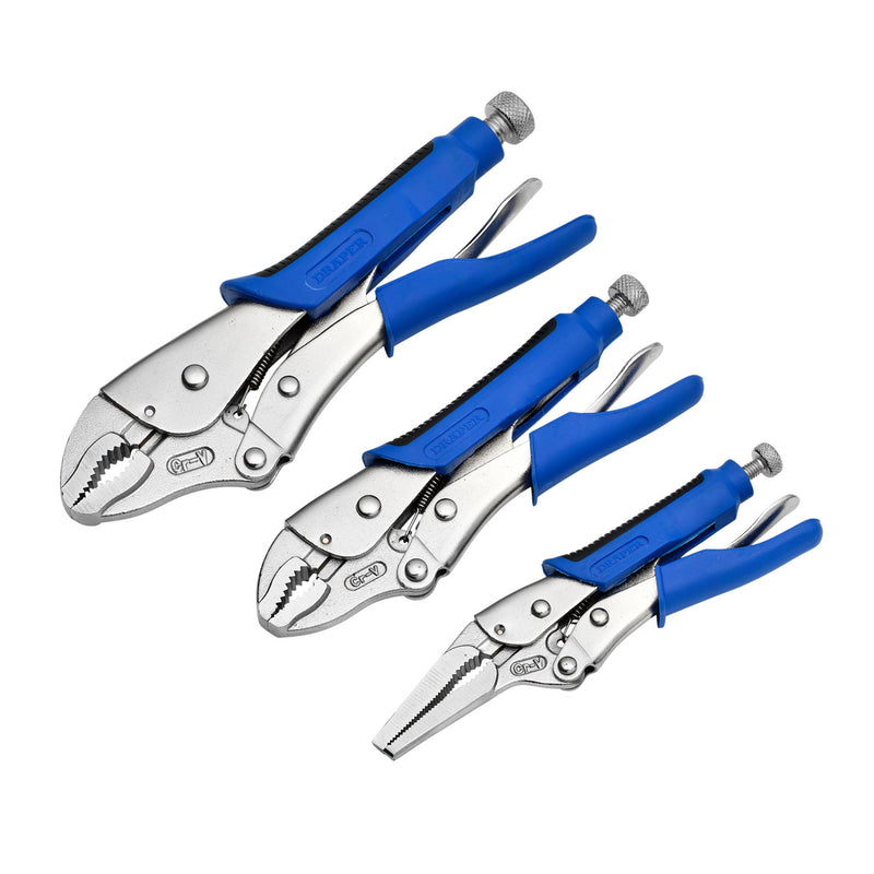 DR-88293 — Soft Grip Self Grip Pliers Set (3 Piece)