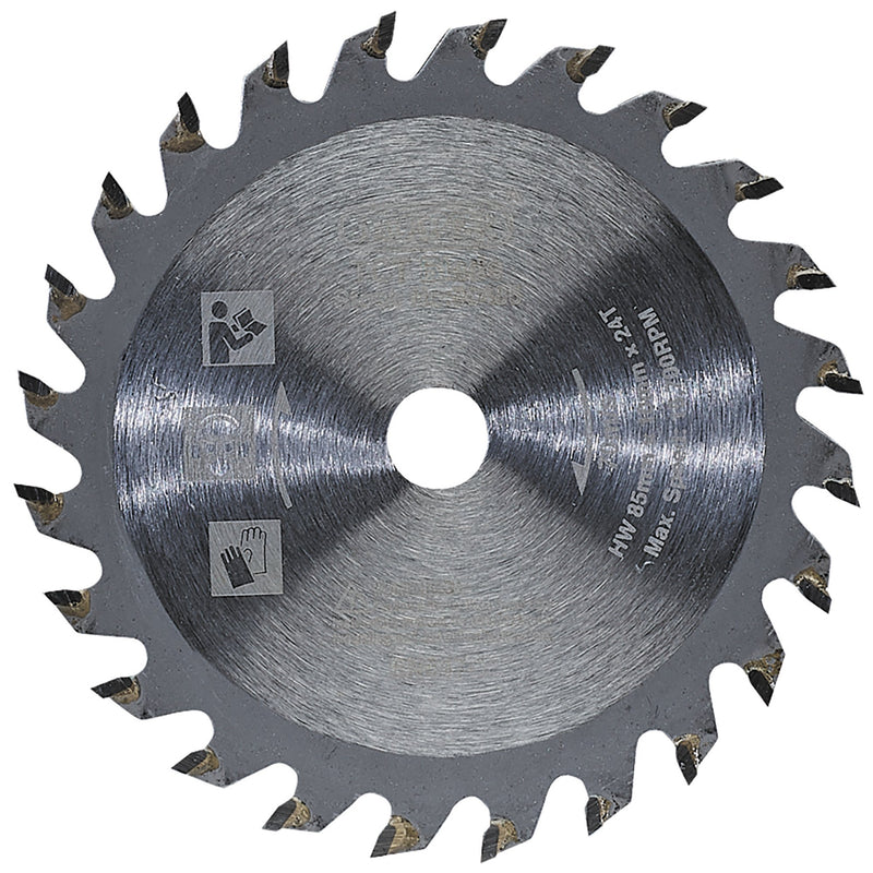 DR-90485 — TCT Saw Blade, 85 x 10mm, 24T