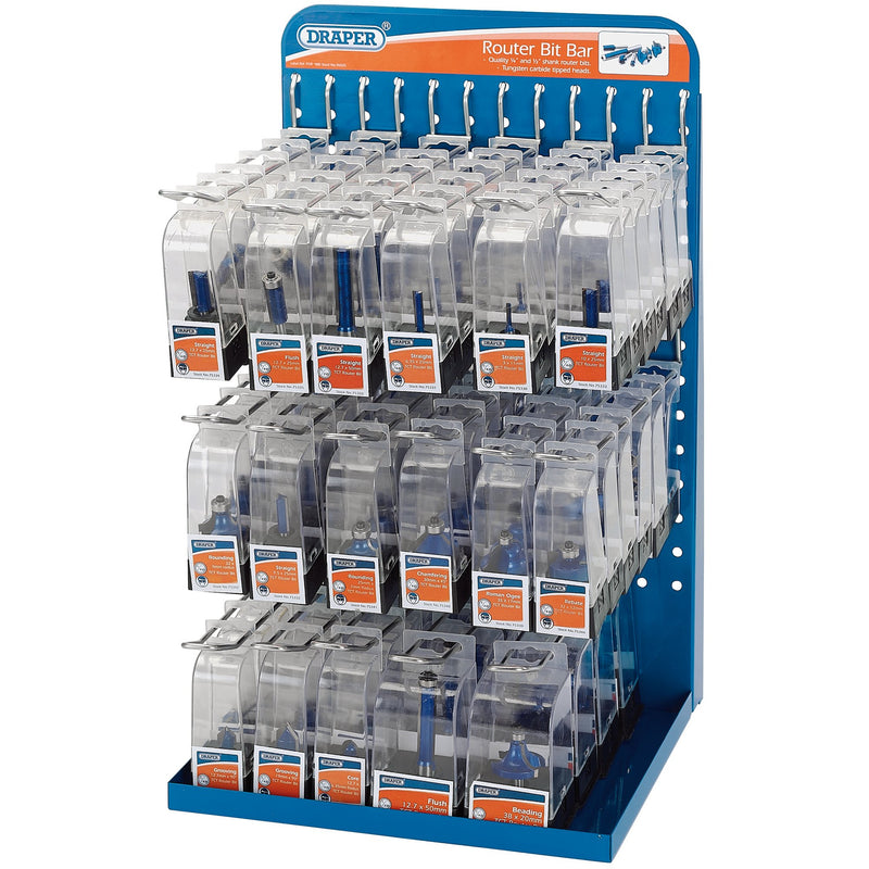 DR-90862 — Router Bit Dispenser Complete with 98 Assorted Router Bits
