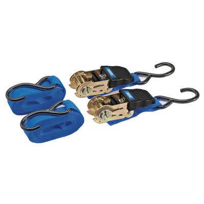 DR-92769 — Ratchet Tie Down Straps, 4.5m x 25mm, 225kg (2 Piece)