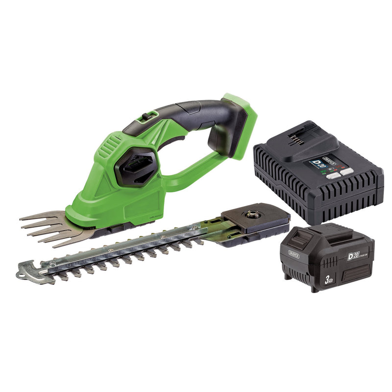 DR-94594 — D20 20V 2-in-1 Grass and Hedge Trimmer with Battery and Fast Charger