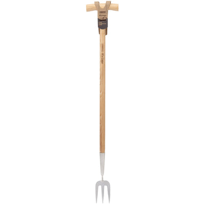 DR-99031 — Draper Heritage Stainless Steel Fork With Ash Long Handle