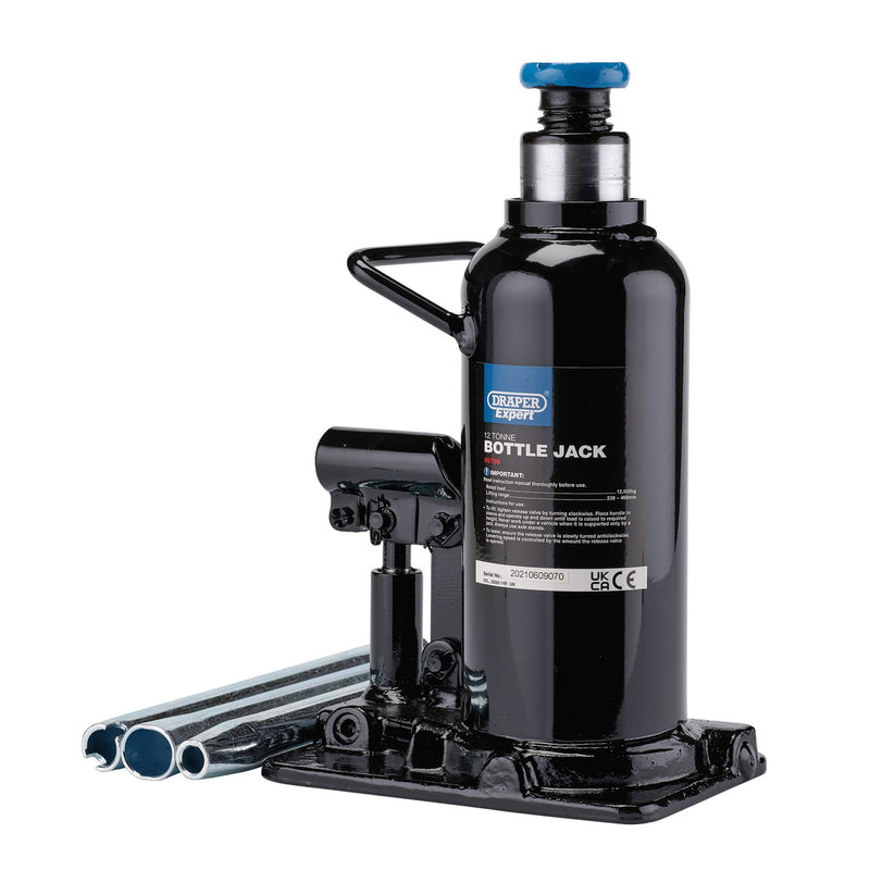 DR-99769 — Draper Expert Hydraulic Bottle Jack, 12 Tonne