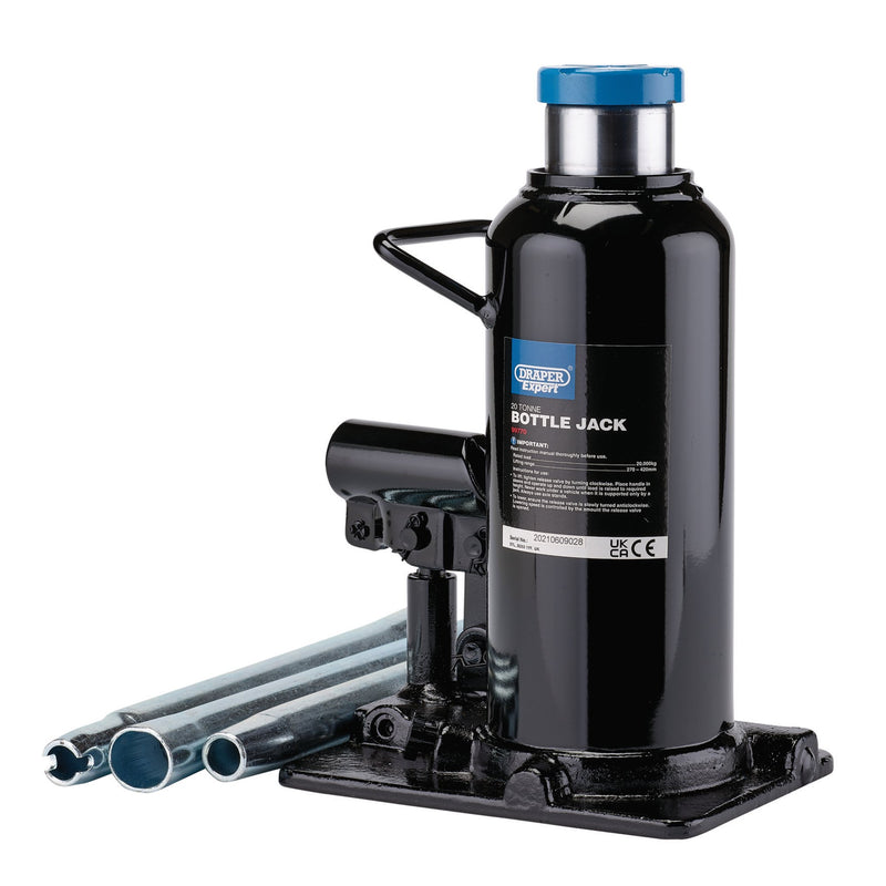 DR-99770 — Draper Expert Hydraulic Bottle Jack, 20 Tonne