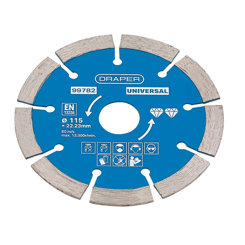 DR-99782 — Segmented Diamond Blade, 115mm