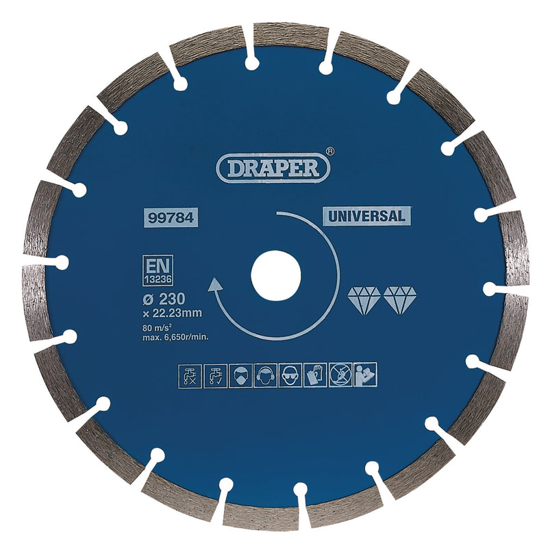 DR-99784 — Segmented Diamond Blade, 230mm