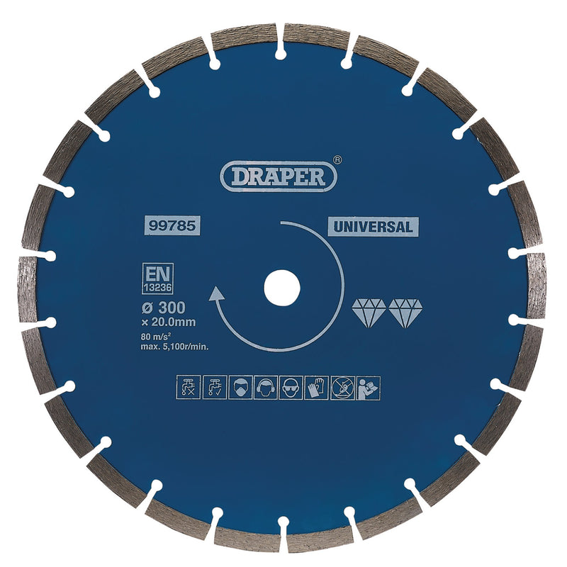 DR-99785 — Segmented Diamond Blade, 300mm